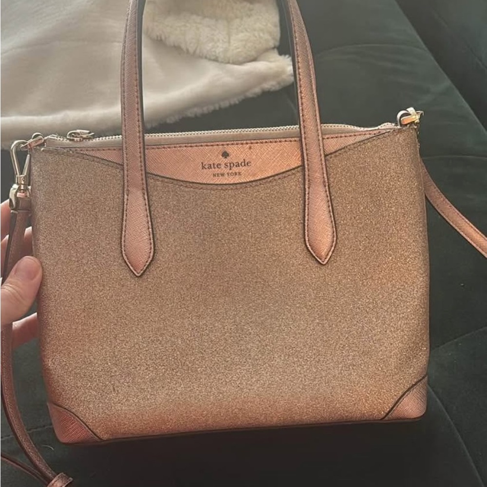 Kate Spade Gold Crossbody Bag